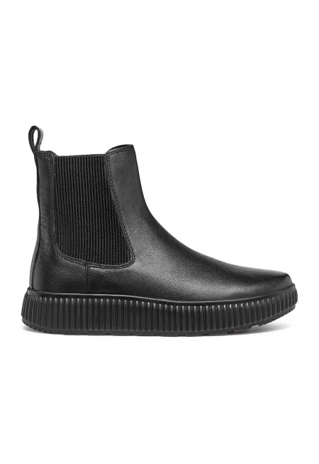 Кожени боти Chelsea - Черен