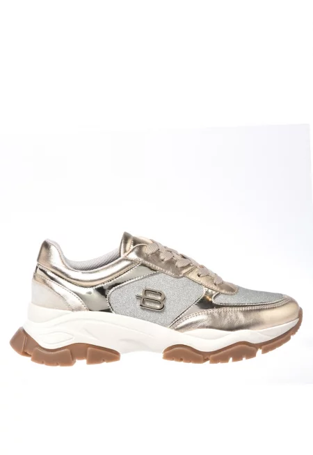 Кожени спортни обувки с лого