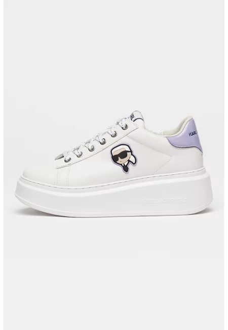 Кожени спортни обувки с лого