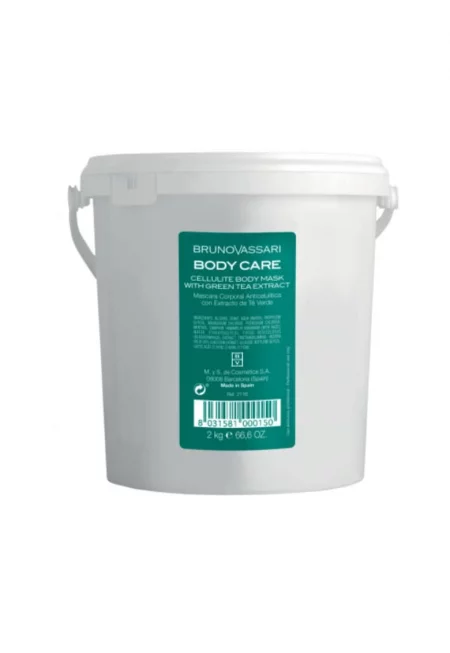 Маска за тяло  Грижа за тялото - С екстракт от зелен чай - Антицелулитна - 2000 ml