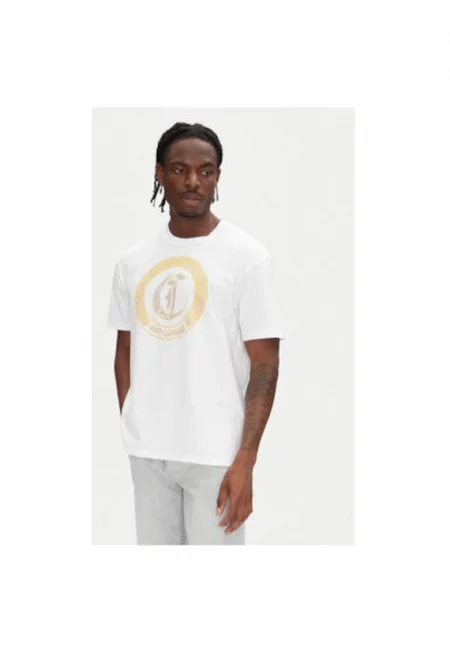 Мъжка тениска  78OAHE22 CJ110 - Памук - Бял - Бял