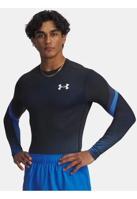 Мъжка тениска  Under Armour UA Heatgear Sub Crew LS-BLU Синя