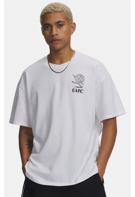 Мъжка тениска  Under Armour UA M GFB EARTH HWT SS Бяла
