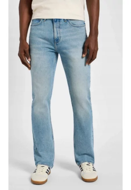 Мъжки дънки  LEON - памук/еластан - светлосин