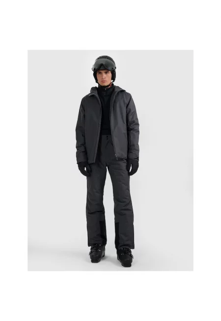 Мъжко ски яке -  полиестер - тъмносиво