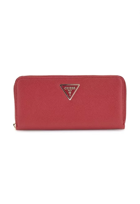 Портфейл от еко кожа с каишка за китка и цип