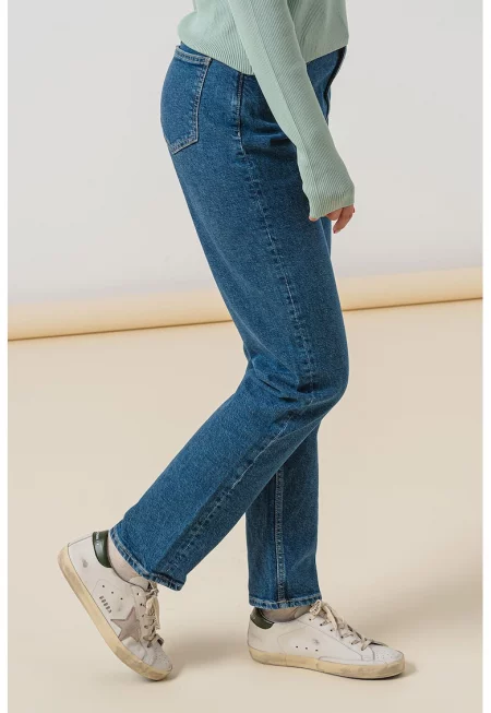 Прави дънки - Тъмносин