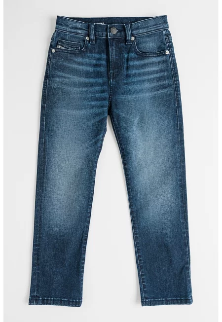 Прави дънки Viker - Син меланж