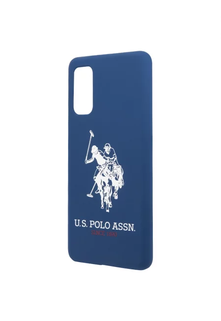 Предпазен калъф US Polo Silicone - За Samsung Galaxy S20 - Blue