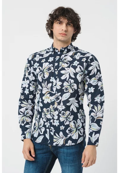 Риза Summer Oxford с лен