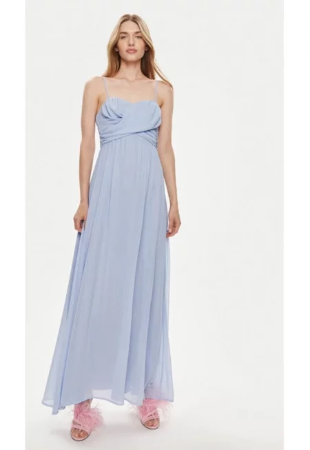 Рокля -  66722 - Полиестер - Небесно син