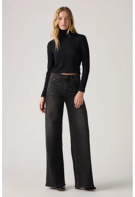 Широки дънки с 5 джоба