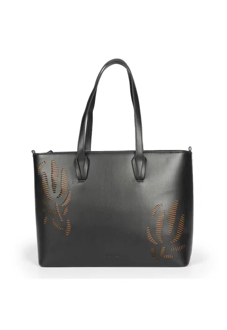 Шопинг чанта Lucenec от еко кожа - Черен