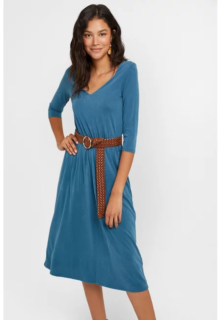 Шпиц рокля с 3/4 ръкави