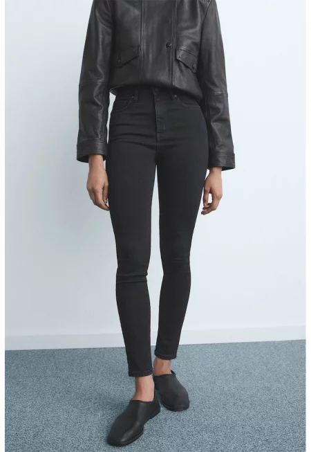 Скини дънки с висока талия