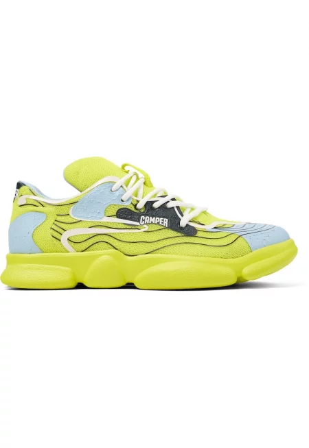Спортни обувки Karst от текстил - Жълт/Ледено синьо