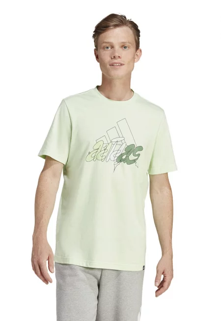 Тениска с овално деколте и лого