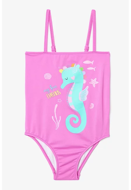 Цял бански - Светлолилав