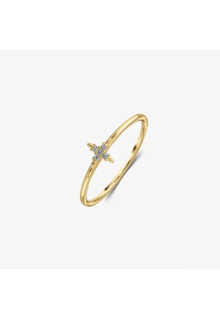 Златен пръстен Aurora - цирконий