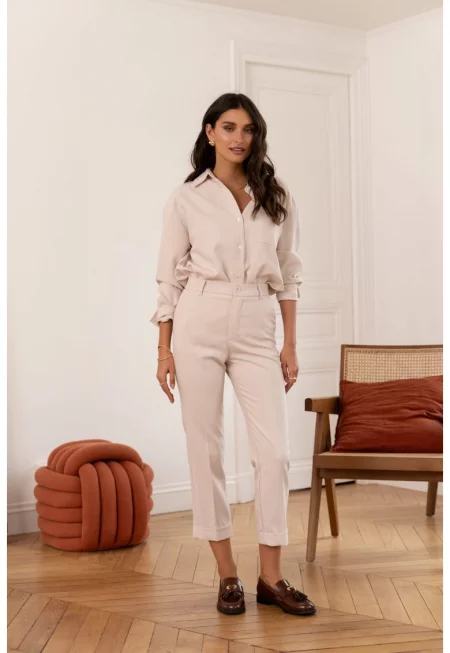 Бежови панталони тип цигара -  C2031BG 16691