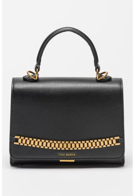 Чанта през рамо Bmoment от еко кожа - Черен