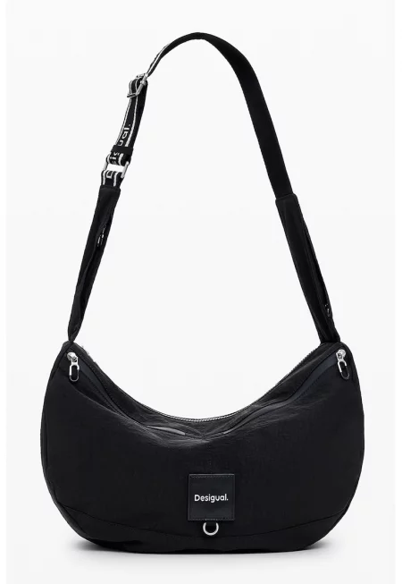 Чанта за рамо от еко кожа - Черен