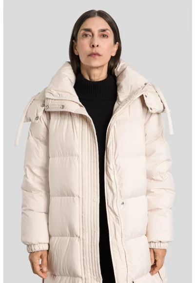 Дълго зимно яке Caliste с отделящи се качулка и ръкави