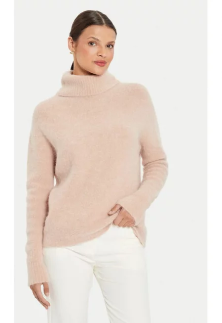 Дамска блуза -  304616297 - Вълна алпака/Найлон - Един размер INTL - Бежов