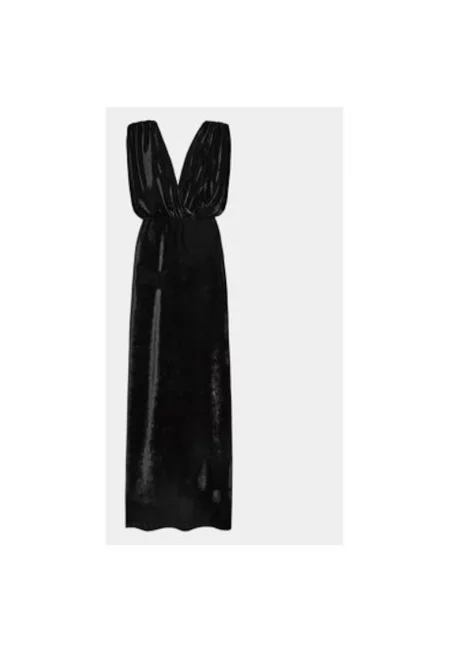 Дамска рокля -  303890865 - Полиестер - 43778 - Черен