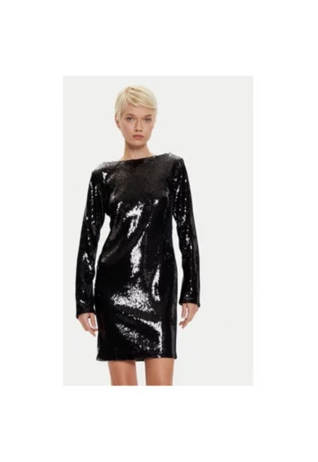 Дамска рокля -  304334108 - Полиестер - Черен