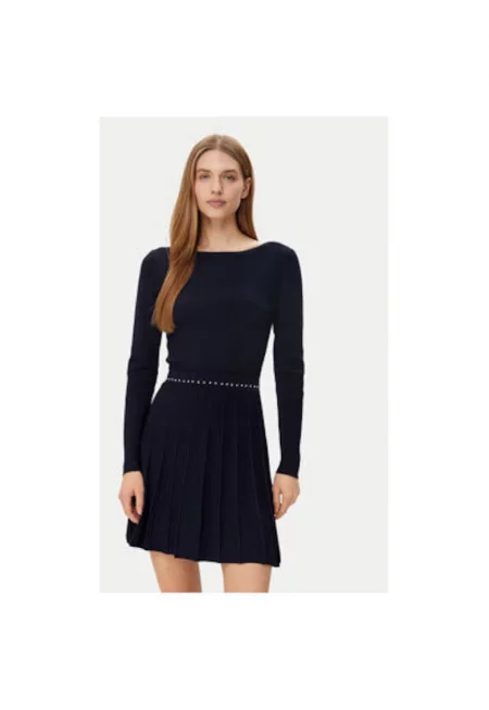 Дамска рокля -  305253453 - Вискоза/Полиамид - Син - Син