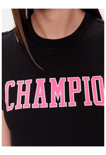 Дамска тениска -  302207305 - Памук - Черна -