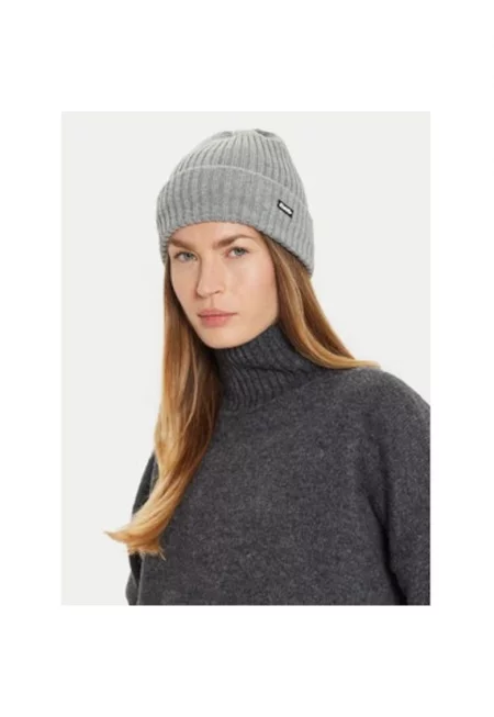 Дамска зимна шапка -  сива
