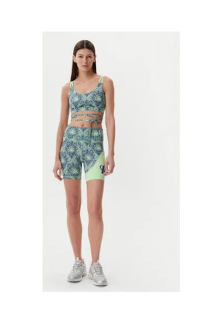 Дамски бански костюм -  SPORTSTYLE-630452 01 - зелен - рециклиран полиестер - еластан