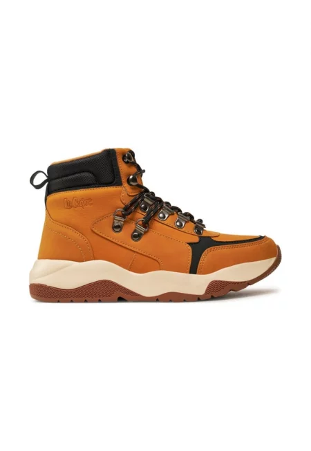 Дамски боти до глезена -  22112 - Екокожа - Кафяв