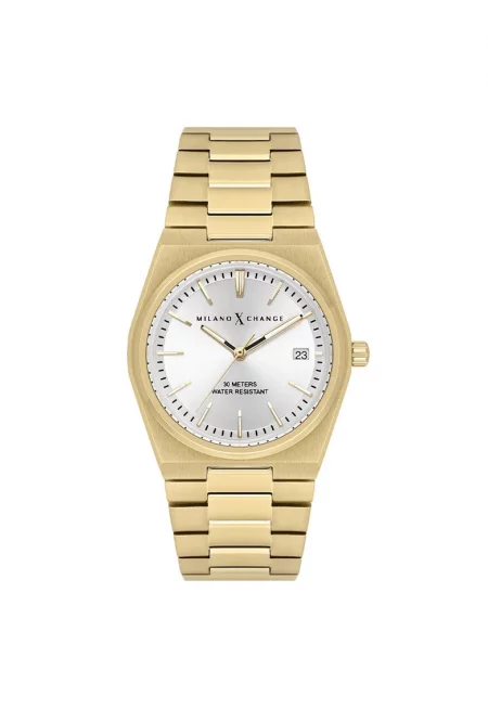 Дамски часовник  MXL5121 34мм - златист цвят - златиста каишка