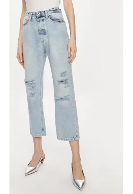 Дамски дънки - МОЛЯ - 06081 - Сини - Памук