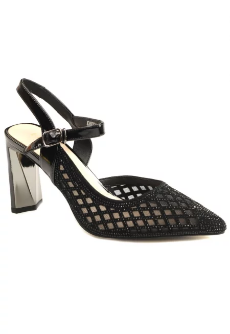 Дамски обувки с изрязани крачоли K3K360053A 01 Z - Черен