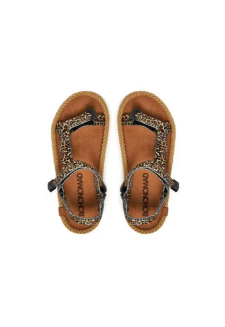 Дамски сандали - MIA.12-LEO -  Естествена кожа - Кафяв