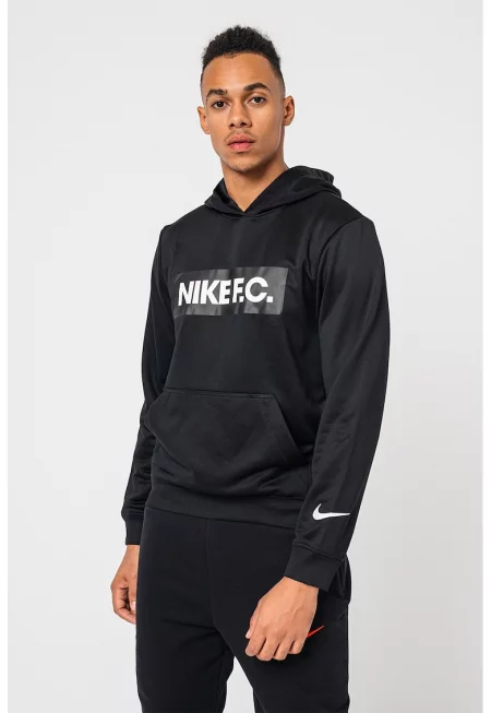 Футболно худи Nike F.C. с Dri-Fit и гумирано лого
