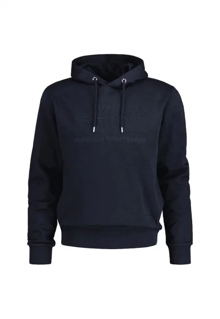 Худи Tonal с бродирано лого - Син