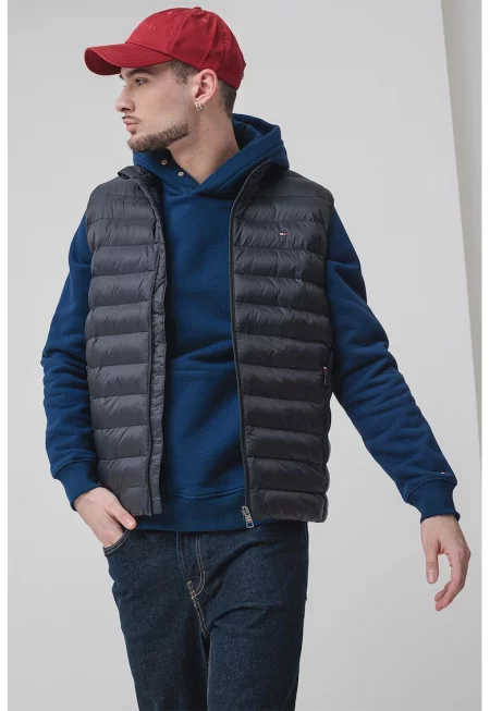 Капитониран елек - Избеляло черно