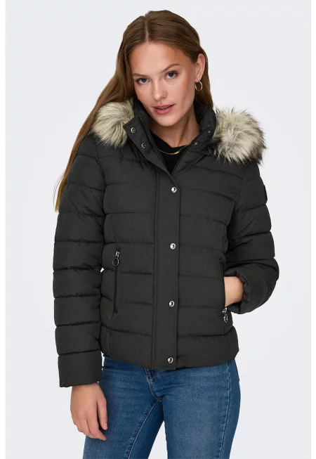 Капитонирано зимно яке New Luna с качулка