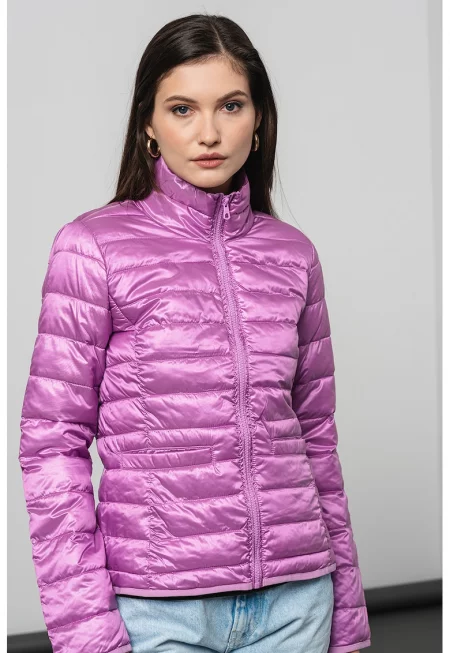 Капитонирано зимно яке с джобове