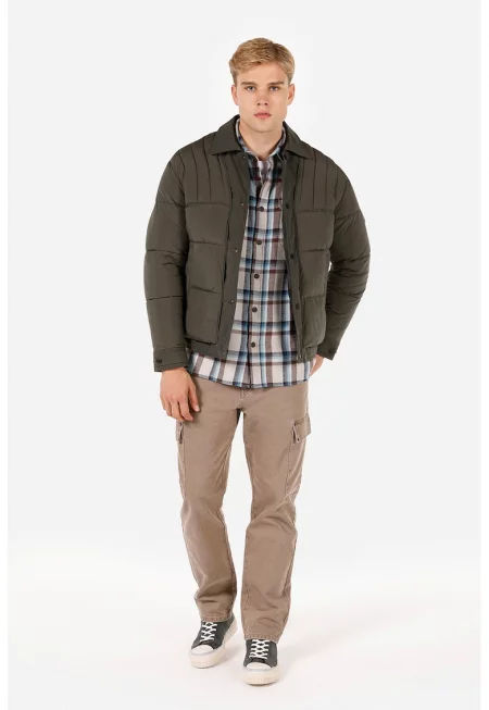 Капитонирано зимно яке с капси - Каки