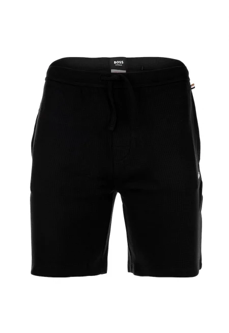 Къс панталон Waffle с джобове