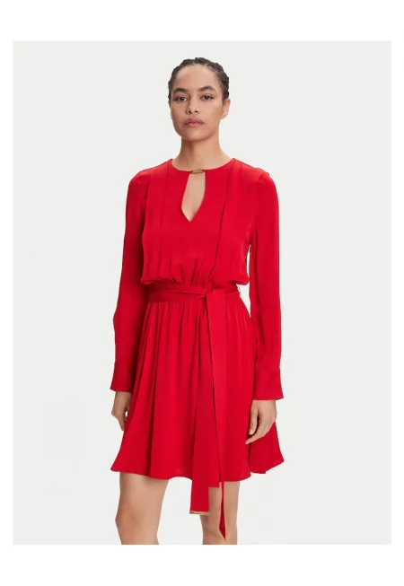 Коктейлна рокля Marciano Guess - червена