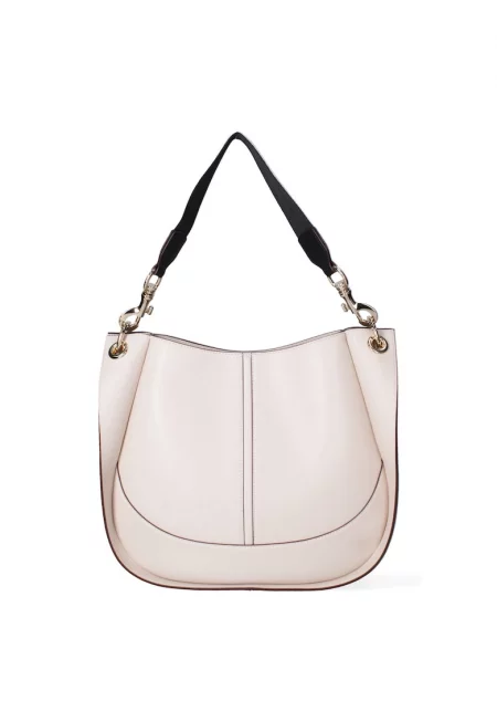 Кожена чанта - Бежов