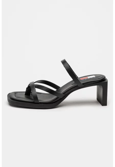 Кожени сандали The Soho - Черен