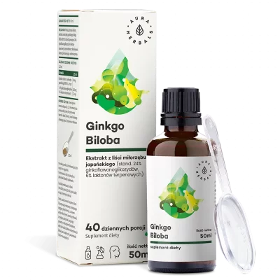 Кръвообращение и мозъчна функция - Гинко Билоба, 50 ml